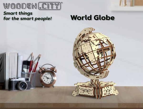 world globe by Wooden.City